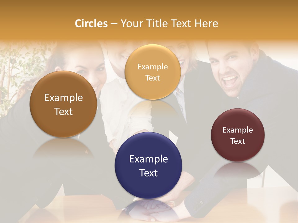 Konzept Verbund Motivation PowerPoint Template