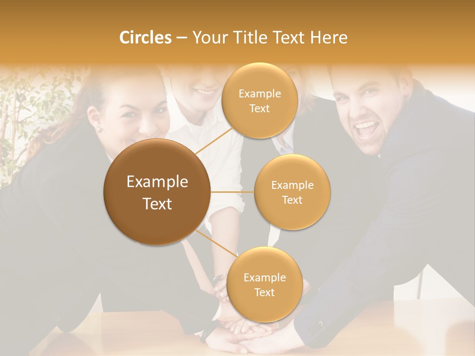 Konzept Verbund Motivation PowerPoint Template