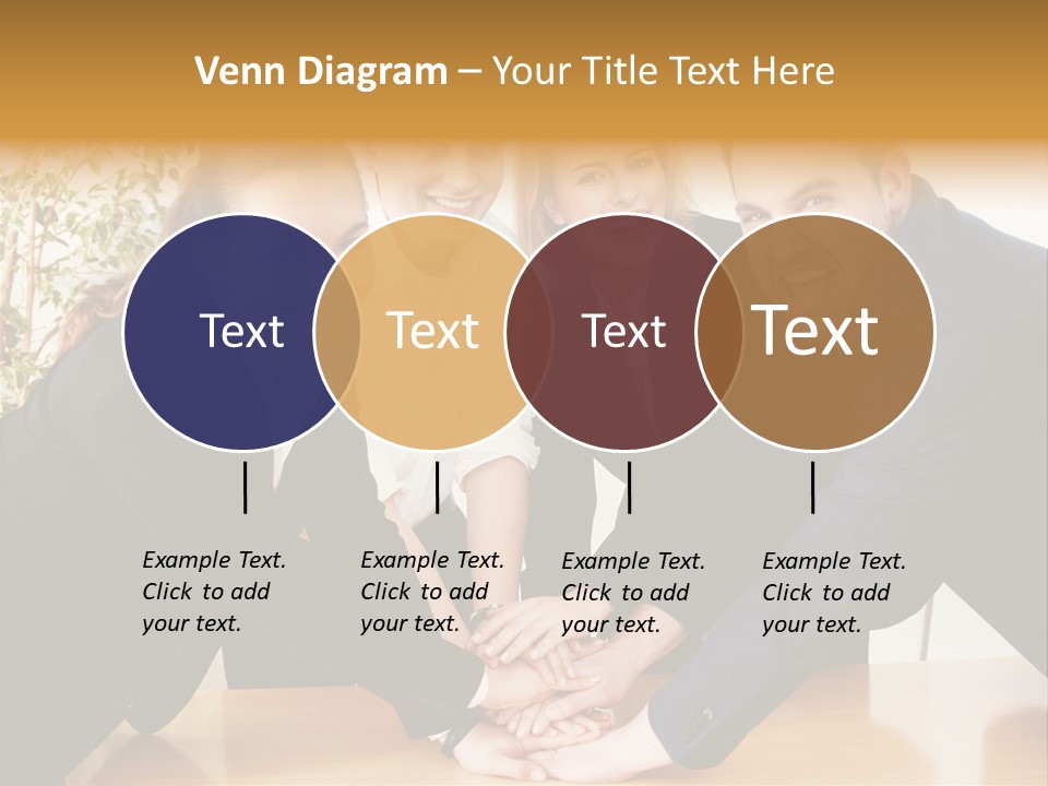 Konzept Verbund Motivation PowerPoint Template