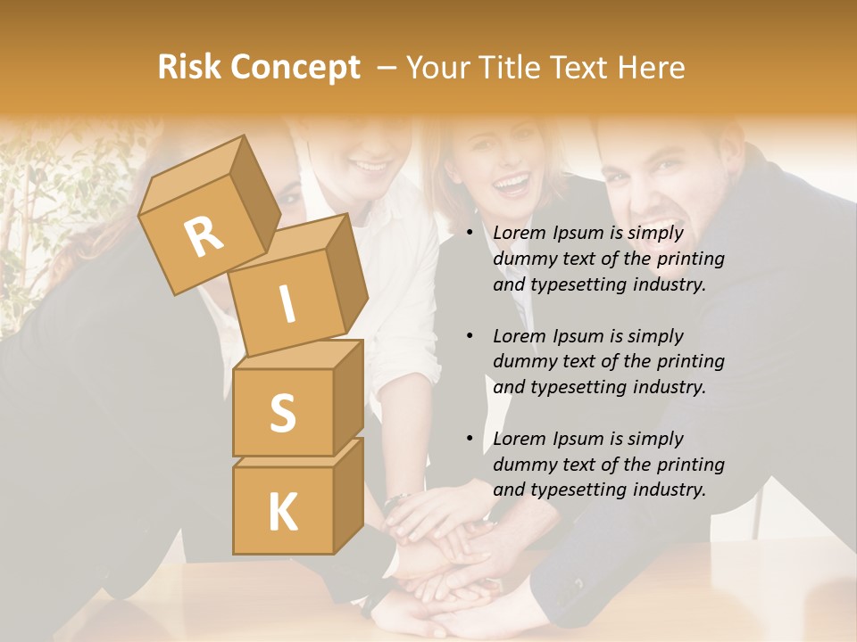 Konzept Verbund Motivation PowerPoint Template