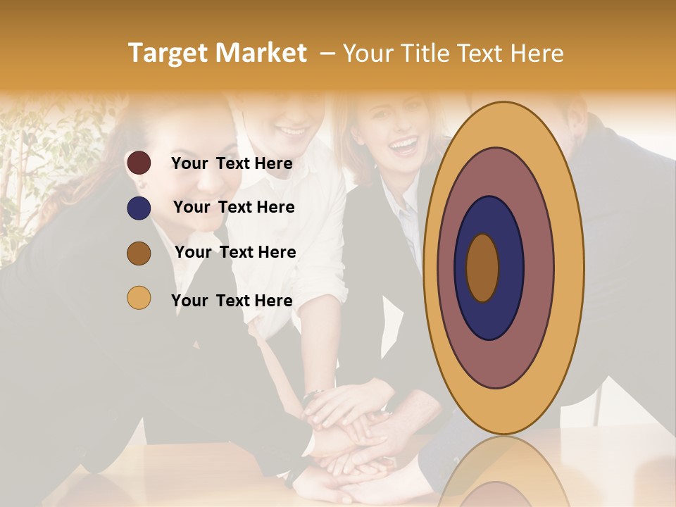 Konzept Verbund Motivation PowerPoint Template