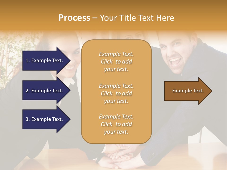 Konzept Verbund Motivation PowerPoint Template