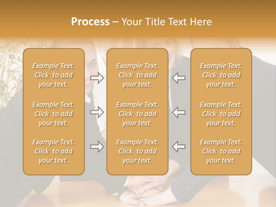 Konzept Verbund Motivation PowerPoint Template