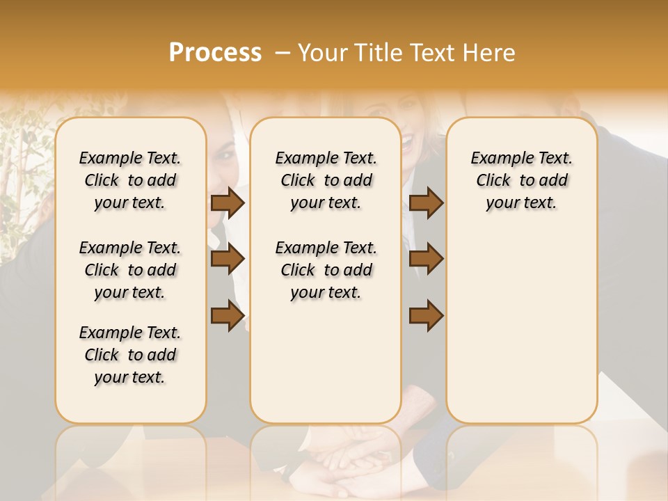 Konzept Verbund Motivation PowerPoint Template