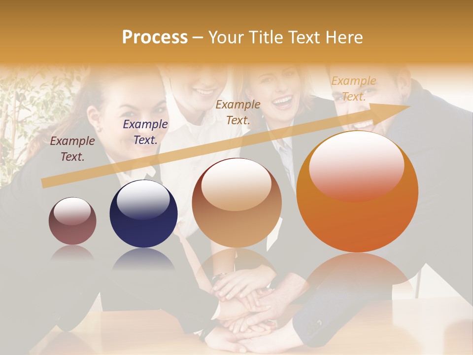 Konzept Verbund Motivation PowerPoint Template