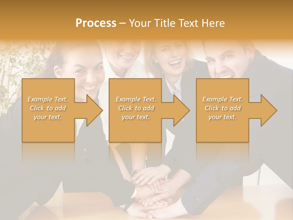 Konzept Verbund Motivation PowerPoint Template