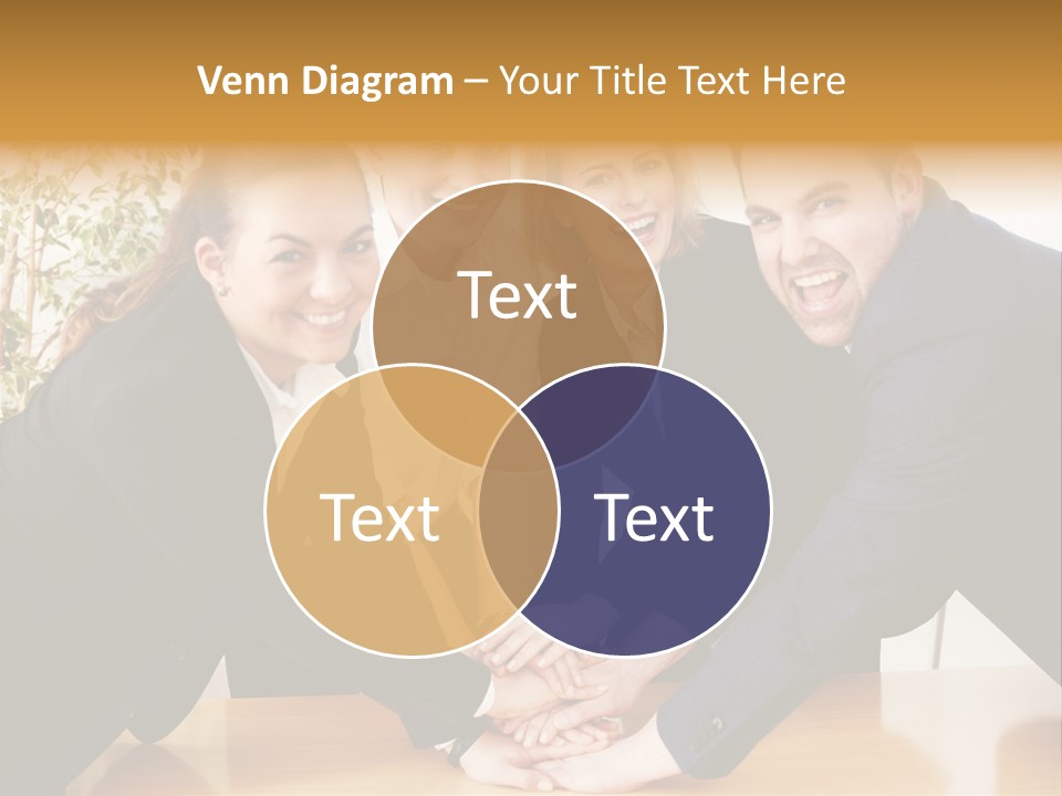 Konzept Verbund Motivation PowerPoint Template