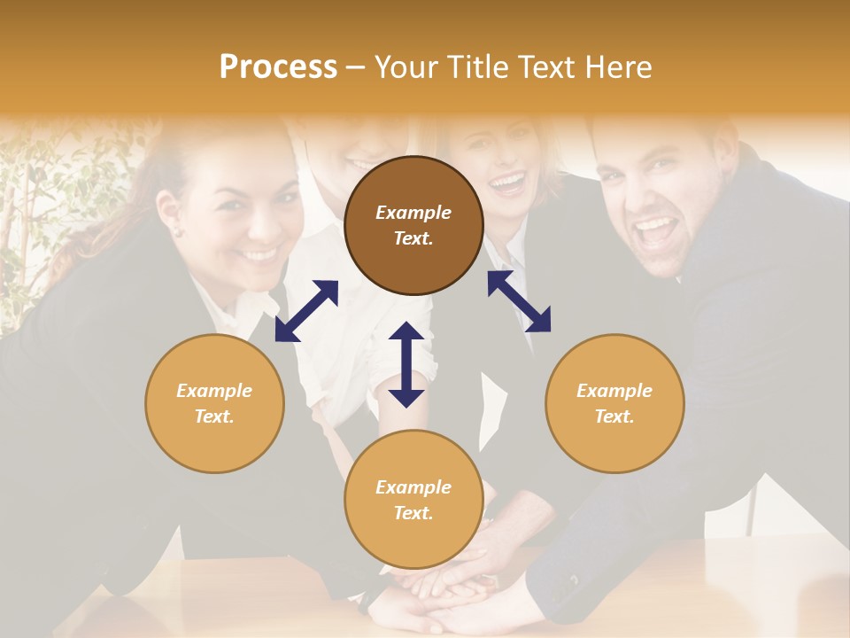 Konzept Verbund Motivation PowerPoint Template