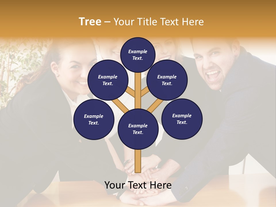 Konzept Verbund Motivation PowerPoint Template