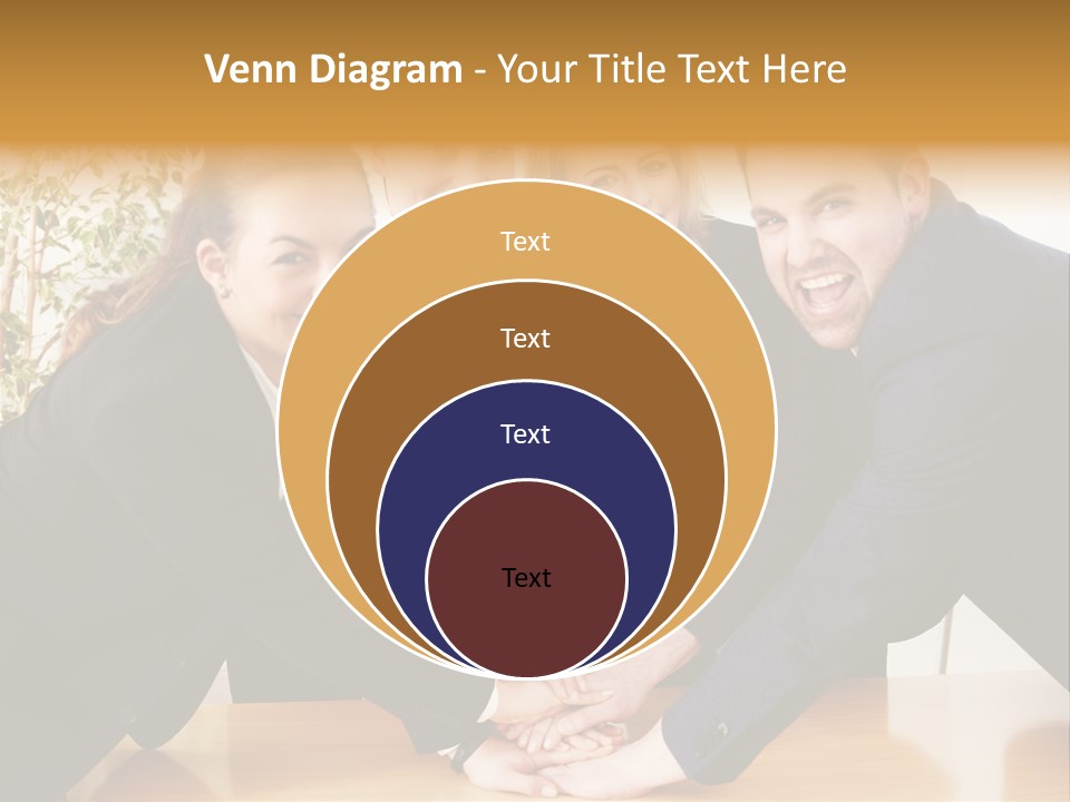 Konzept Verbund Motivation PowerPoint Template