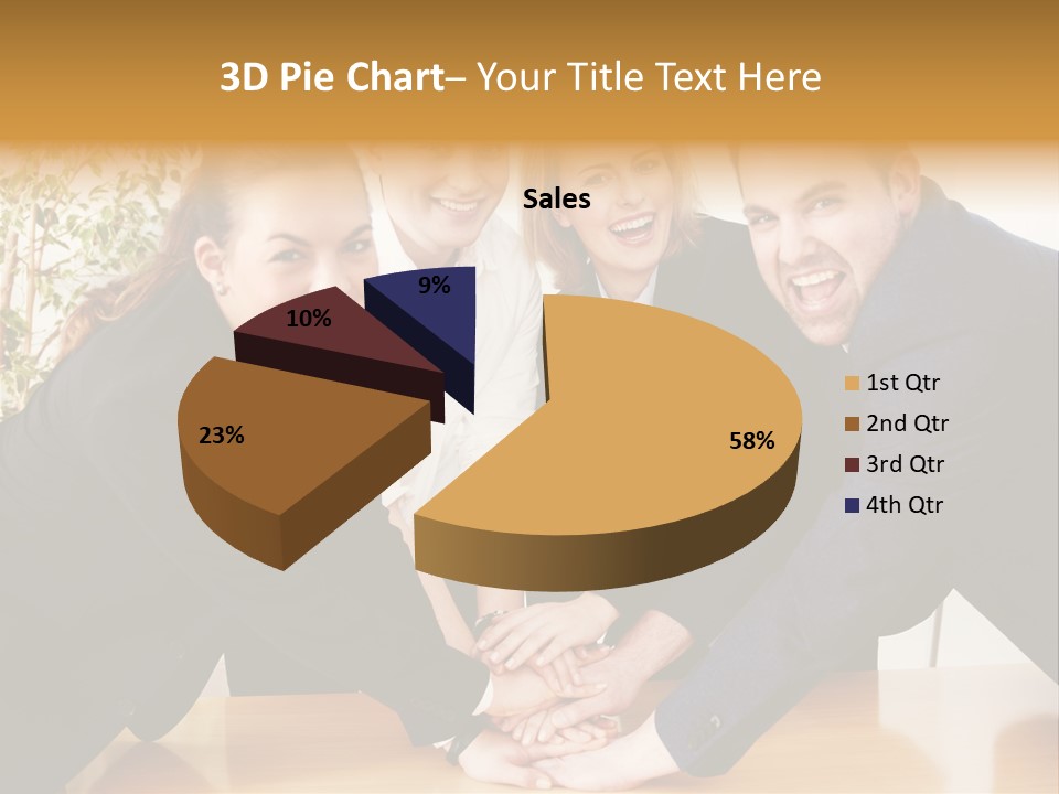 Konzept Verbund Motivation PowerPoint Template