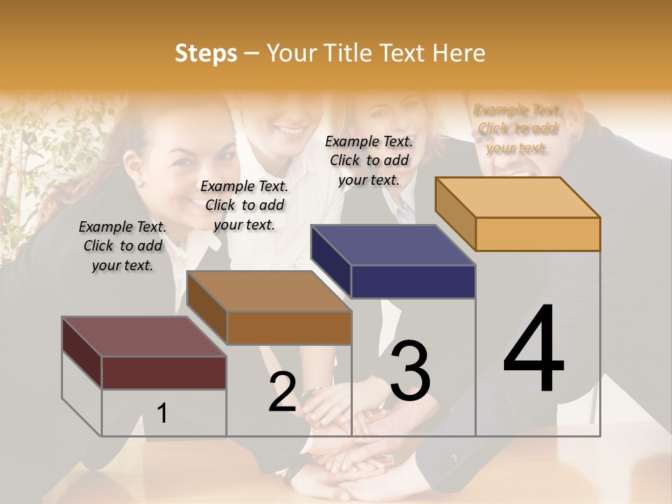 Konzept Verbund Motivation PowerPoint Template