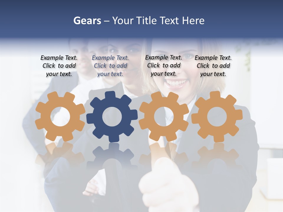 Meeting Besprechung Positiv PowerPoint Template