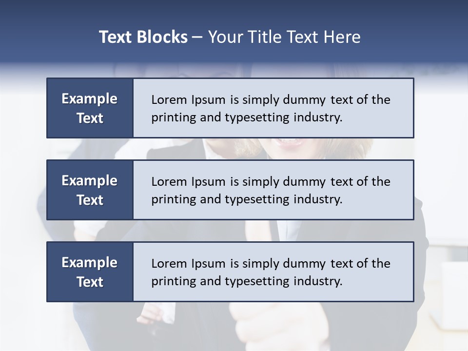 Meeting Besprechung Positiv PowerPoint Template
