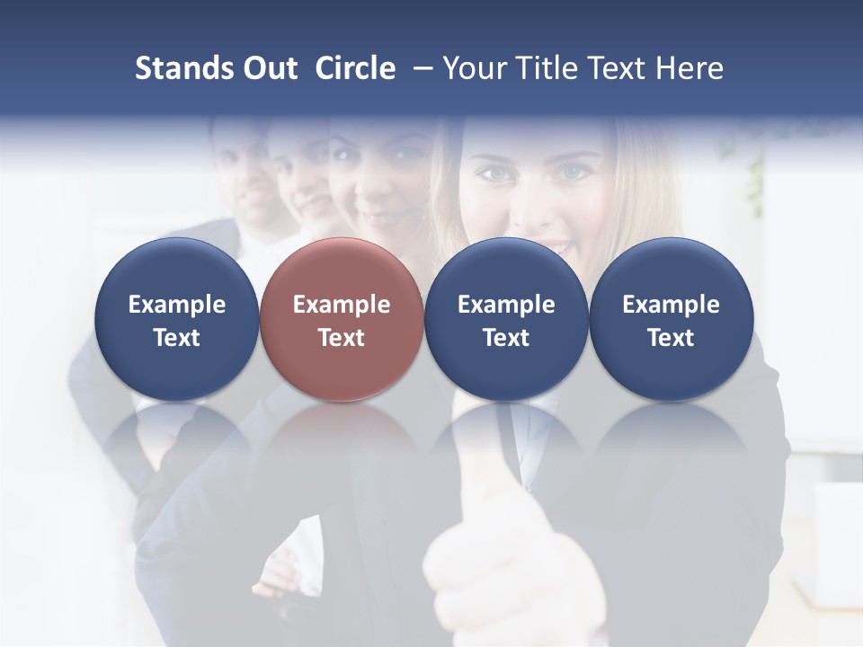 Meeting Besprechung Positiv PowerPoint Template