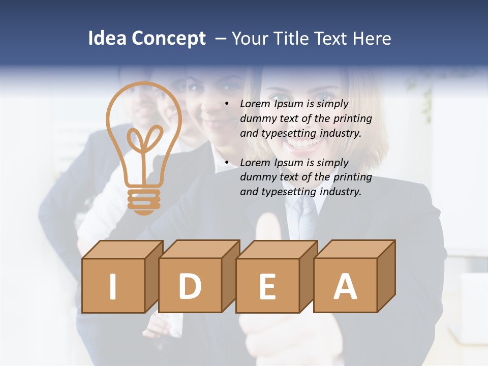 Meeting Besprechung Positiv PowerPoint Template