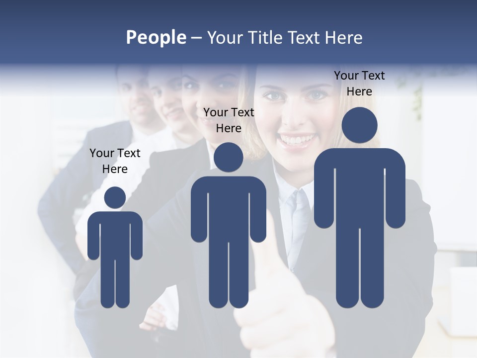 Meeting Besprechung Positiv PowerPoint Template