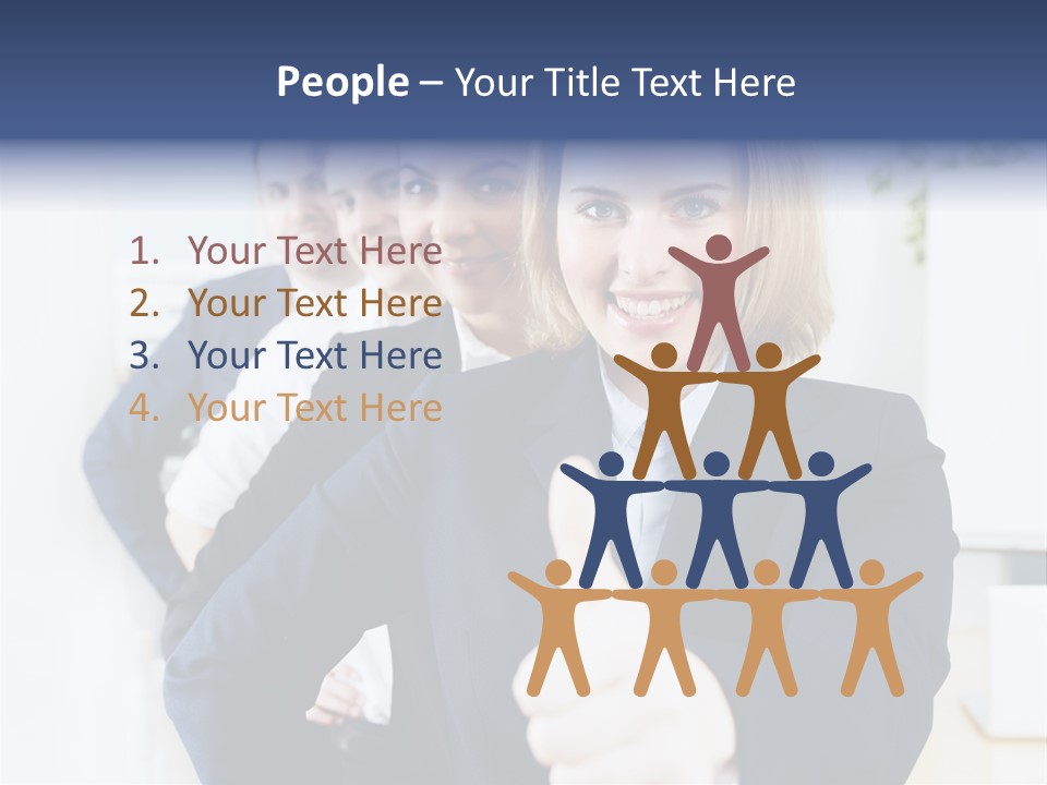 Meeting Besprechung Positiv PowerPoint Template