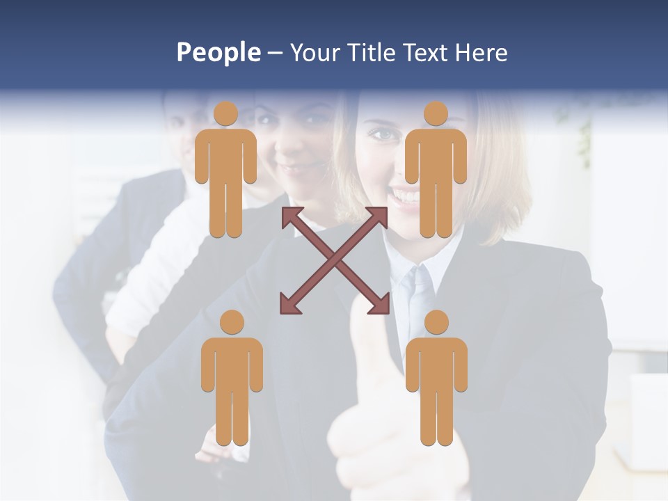 Meeting Besprechung Positiv PowerPoint Template