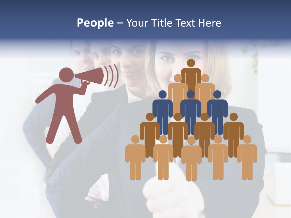 Meeting Besprechung Positiv PowerPoint Template