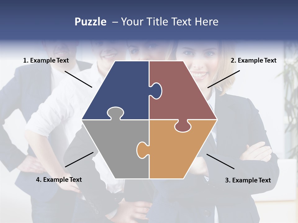 Konferenz Karriere Zusammenhalt PowerPoint Template