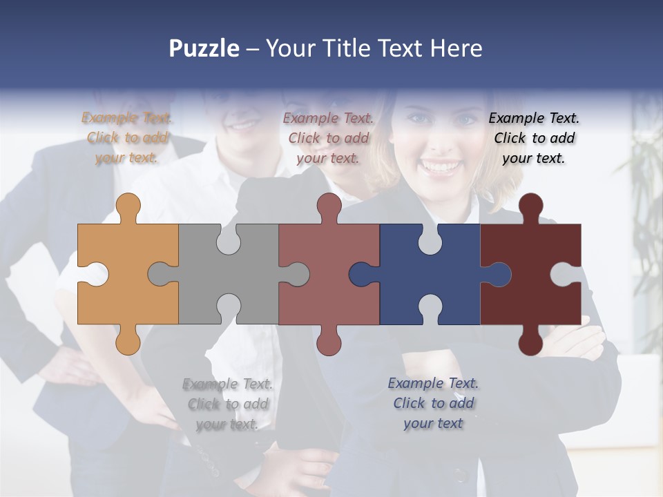 Konferenz Karriere Zusammenhalt PowerPoint Template