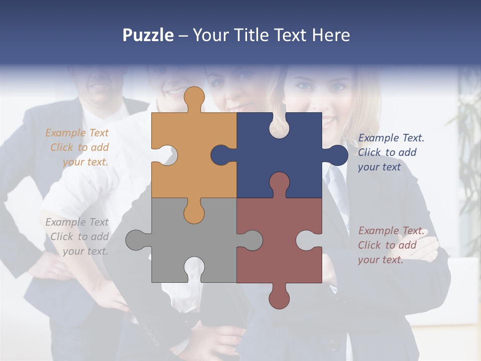 Konferenz Karriere Zusammenhalt PowerPoint Template