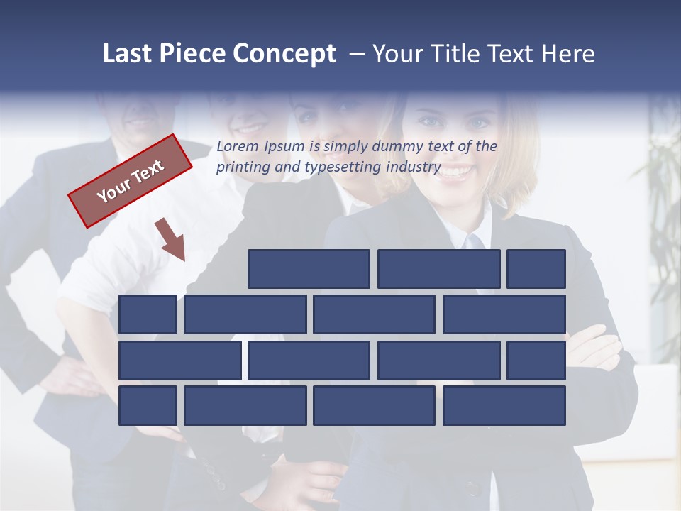 Konferenz Karriere Zusammenhalt PowerPoint Template