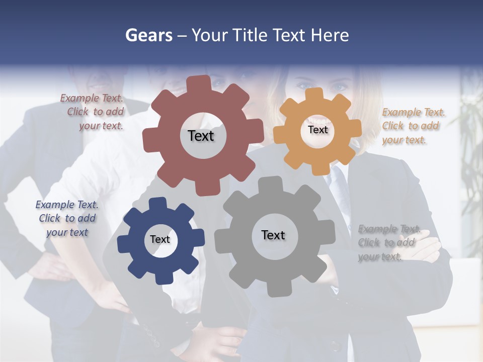 Konferenz Karriere Zusammenhalt PowerPoint Template