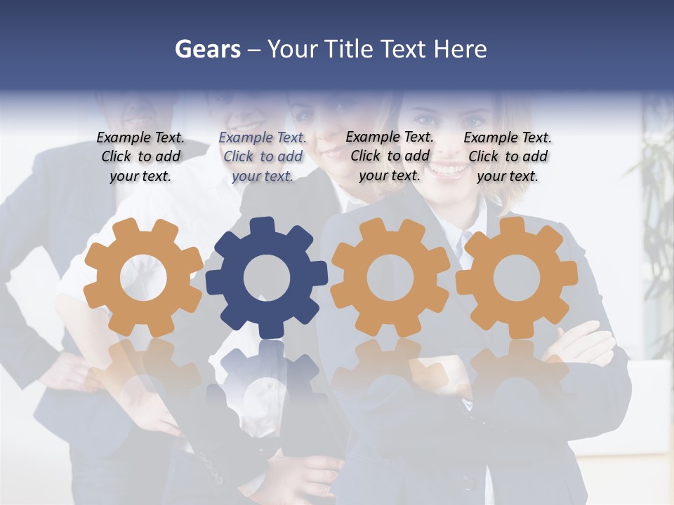 Konferenz Karriere Zusammenhalt PowerPoint Template