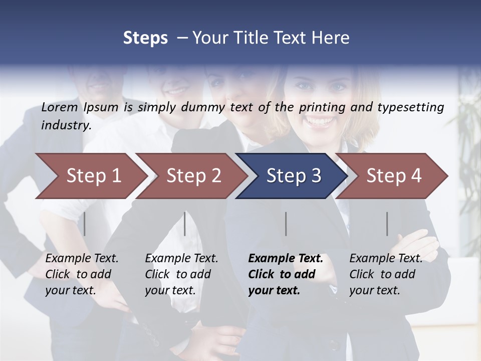 Konferenz Karriere Zusammenhalt PowerPoint Template