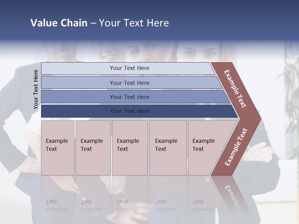Konferenz Karriere Zusammenhalt PowerPoint Template