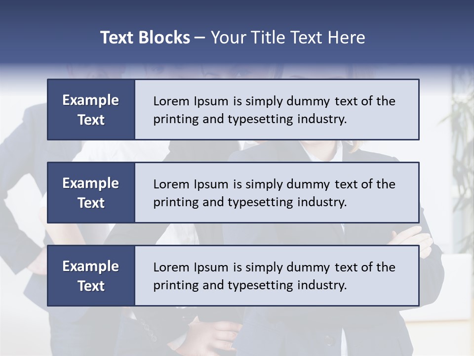 Konferenz Karriere Zusammenhalt PowerPoint Template