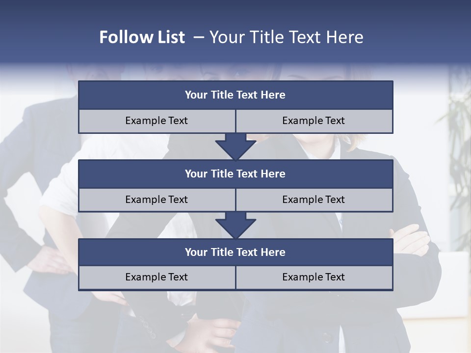 Konferenz Karriere Zusammenhalt PowerPoint Template
