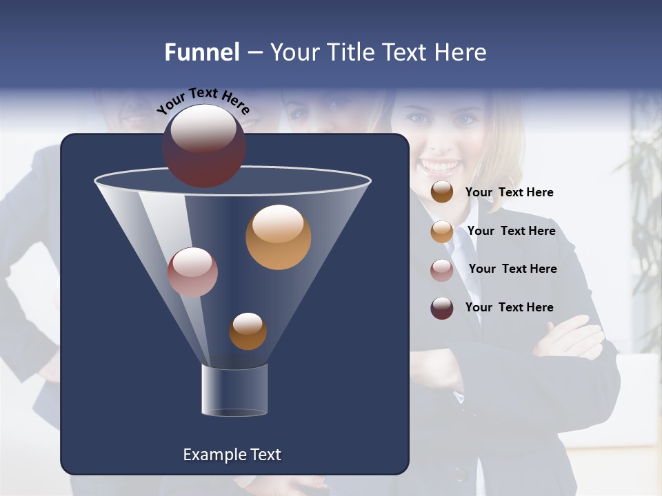 Konferenz Karriere Zusammenhalt PowerPoint Template
