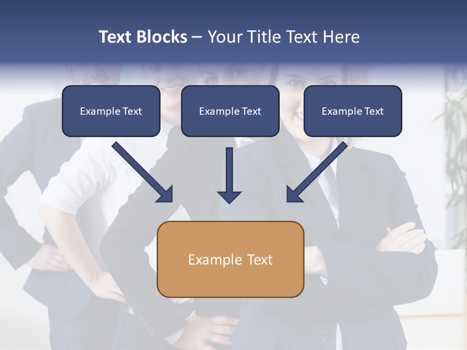 Konferenz Karriere Zusammenhalt PowerPoint Template