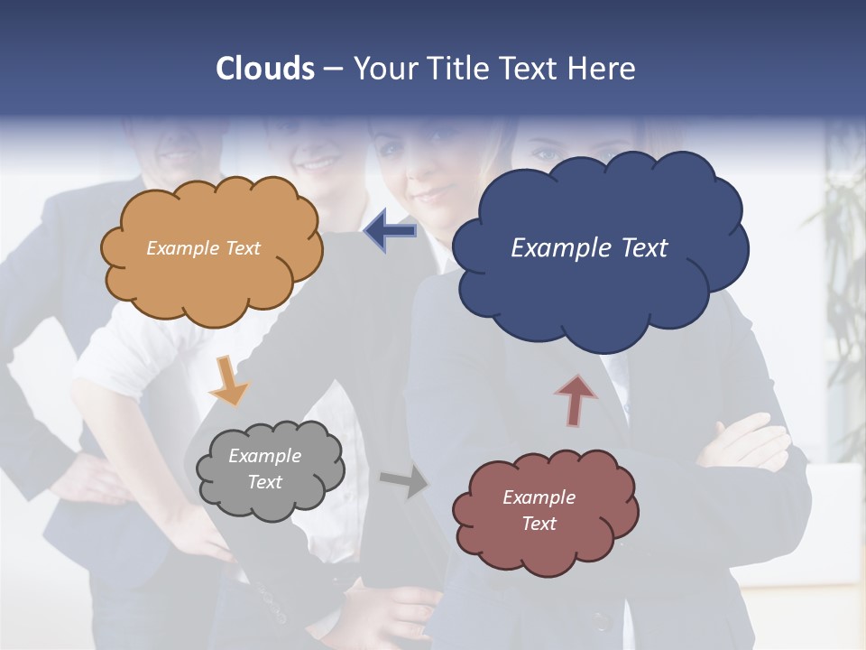 Konferenz Karriere Zusammenhalt PowerPoint Template
