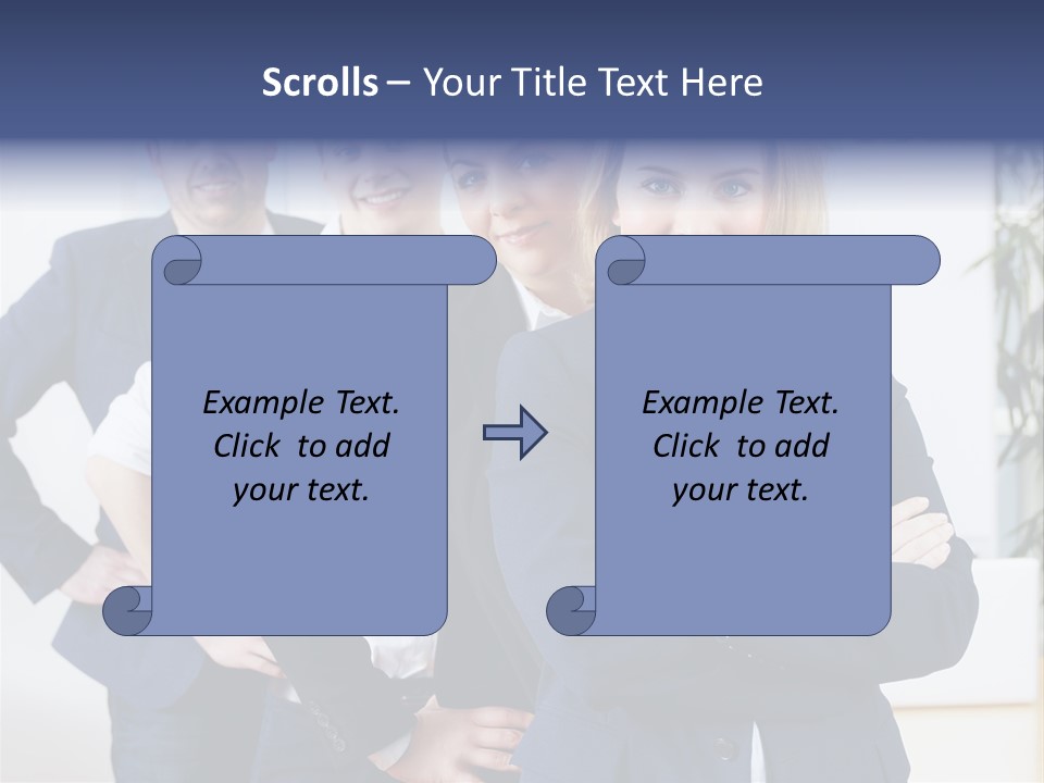 Konferenz Karriere Zusammenhalt PowerPoint Template