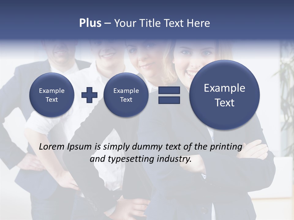 Konferenz Karriere Zusammenhalt PowerPoint Template