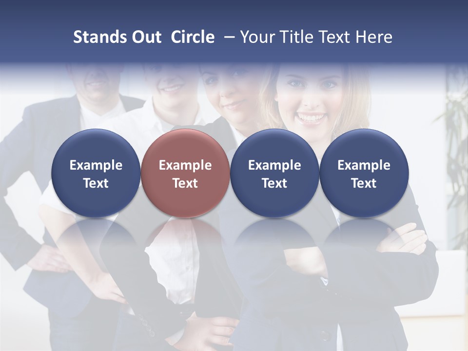 Konferenz Karriere Zusammenhalt PowerPoint Template