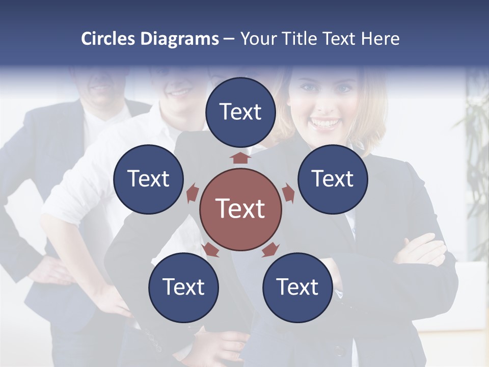 Konferenz Karriere Zusammenhalt PowerPoint Template