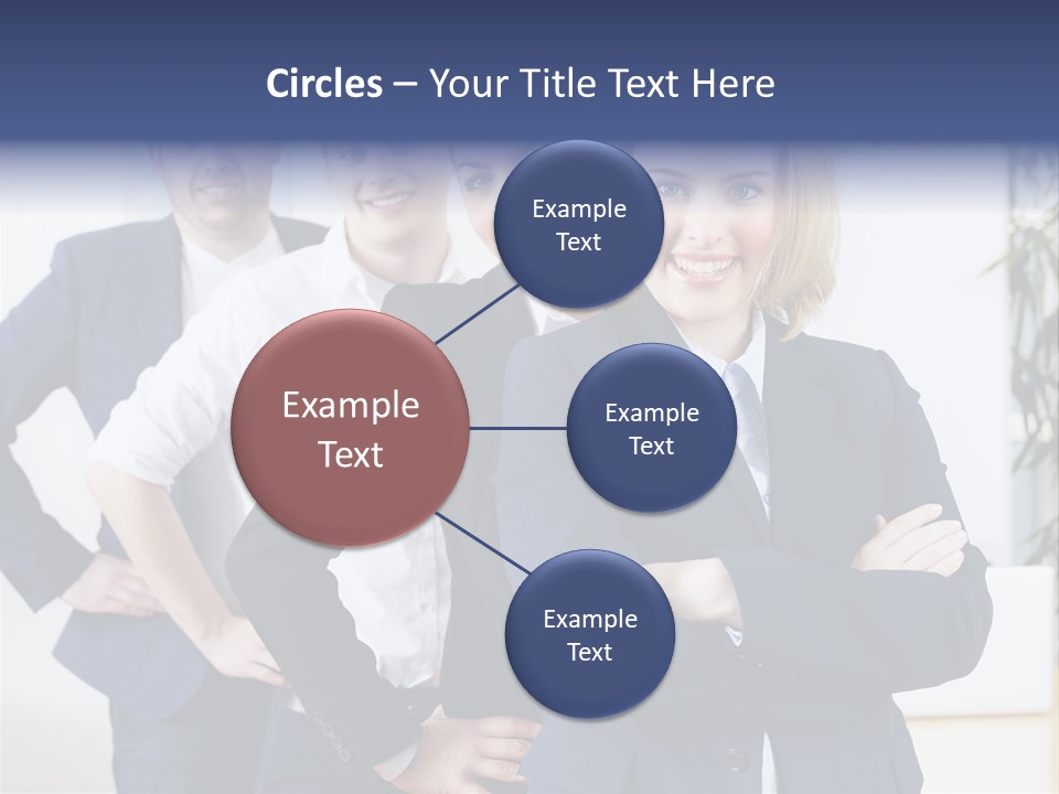 Konferenz Karriere Zusammenhalt PowerPoint Template