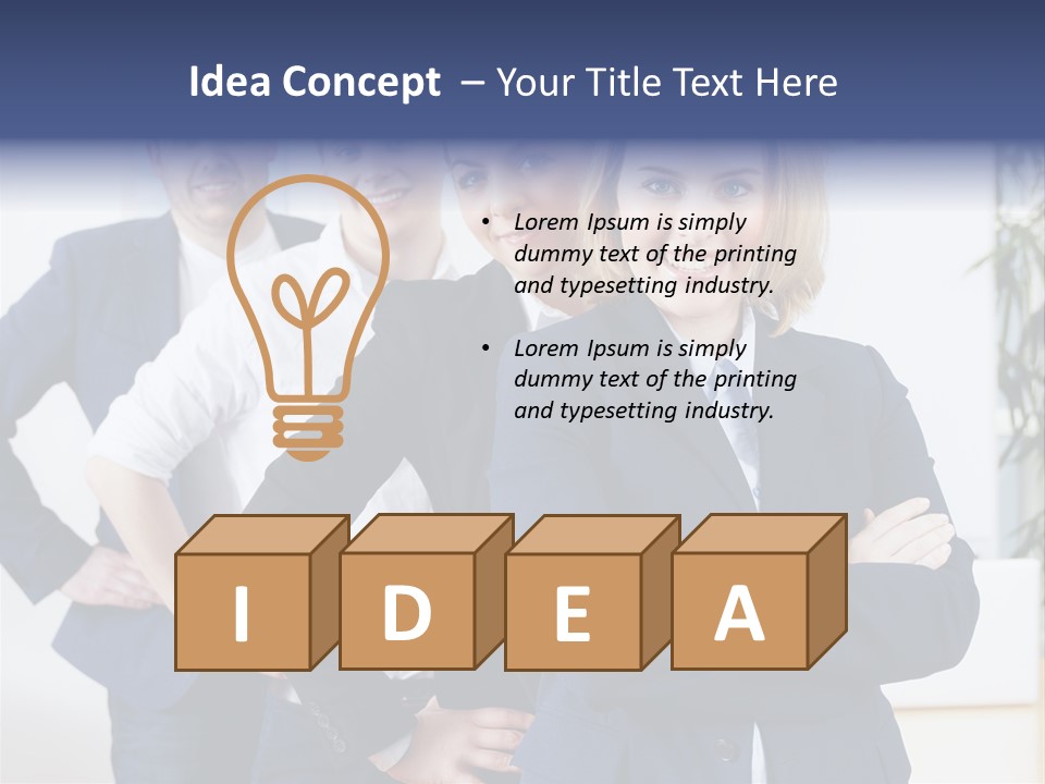 Konferenz Karriere Zusammenhalt PowerPoint Template