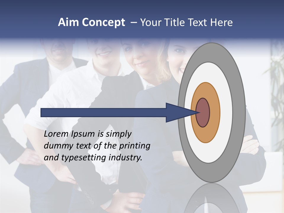 Konferenz Karriere Zusammenhalt PowerPoint Template