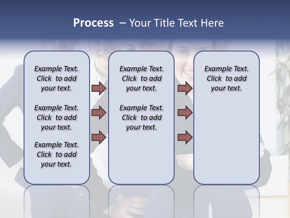 Konferenz Karriere Zusammenhalt PowerPoint Template