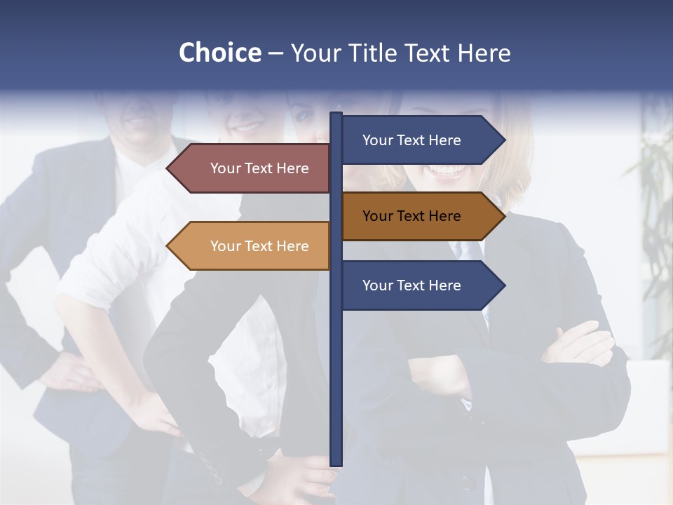 Konferenz Karriere Zusammenhalt PowerPoint Template