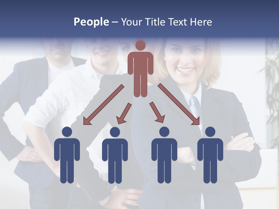 Konferenz Karriere Zusammenhalt PowerPoint Template