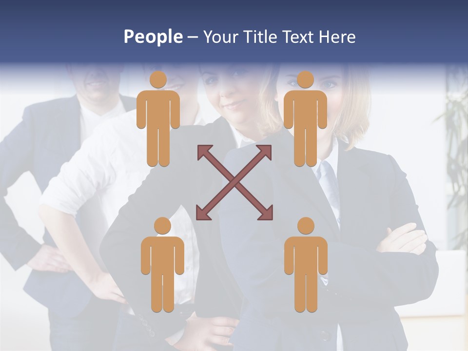 Konferenz Karriere Zusammenhalt PowerPoint Template