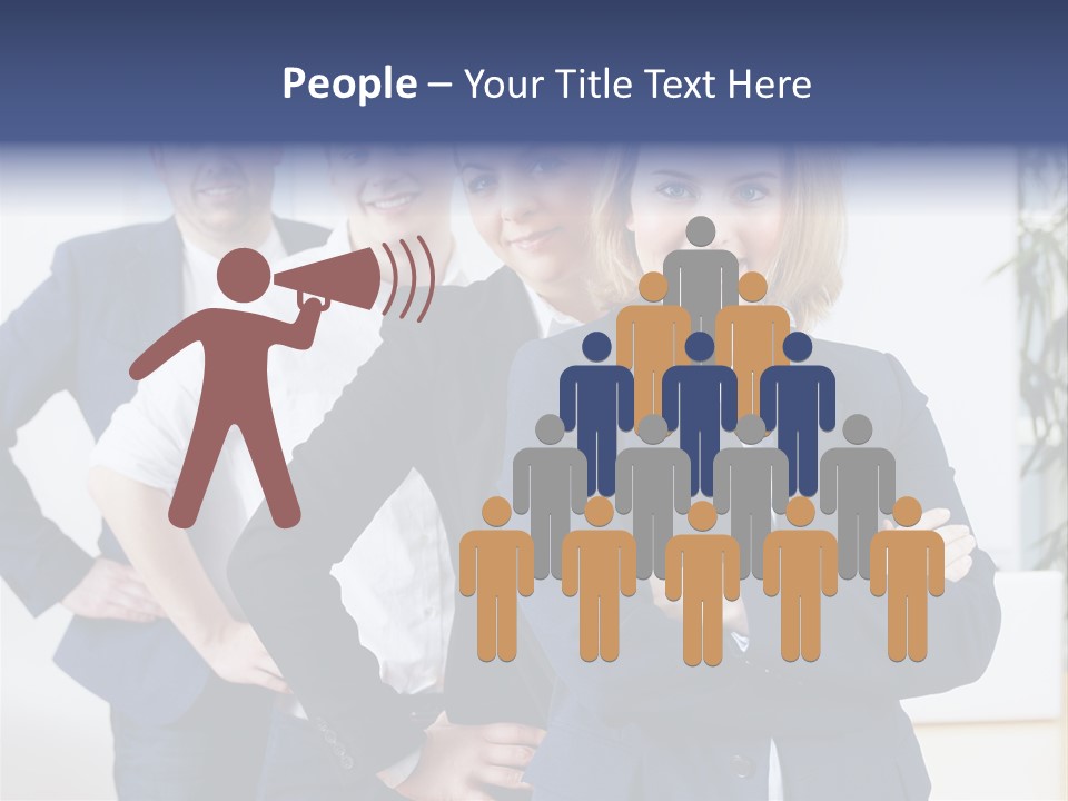 Konferenz Karriere Zusammenhalt PowerPoint Template