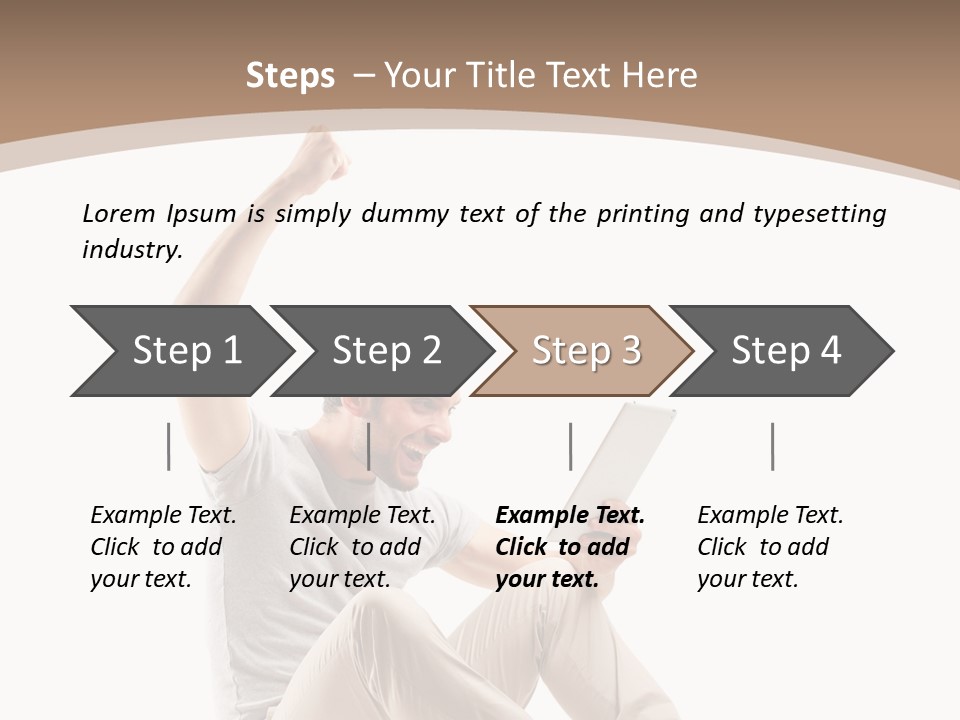 Joy Winner Triumph PowerPoint Template